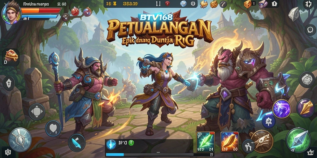 Tampilan gameplay RPG BTV168 yang menarik dan interaktif.
