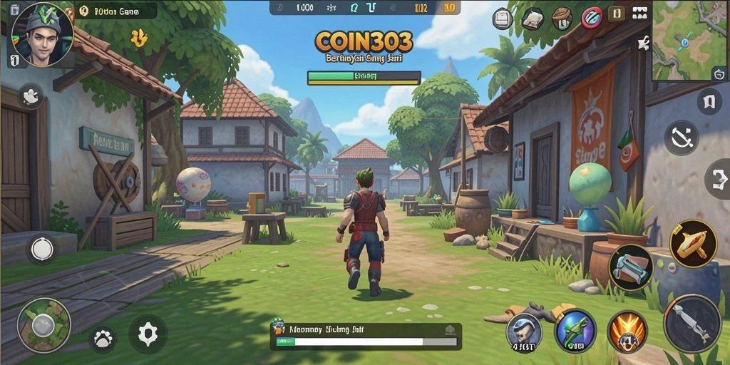 Screenshot gameplay COIN303 menampilkan momen seru dalam game Casual.