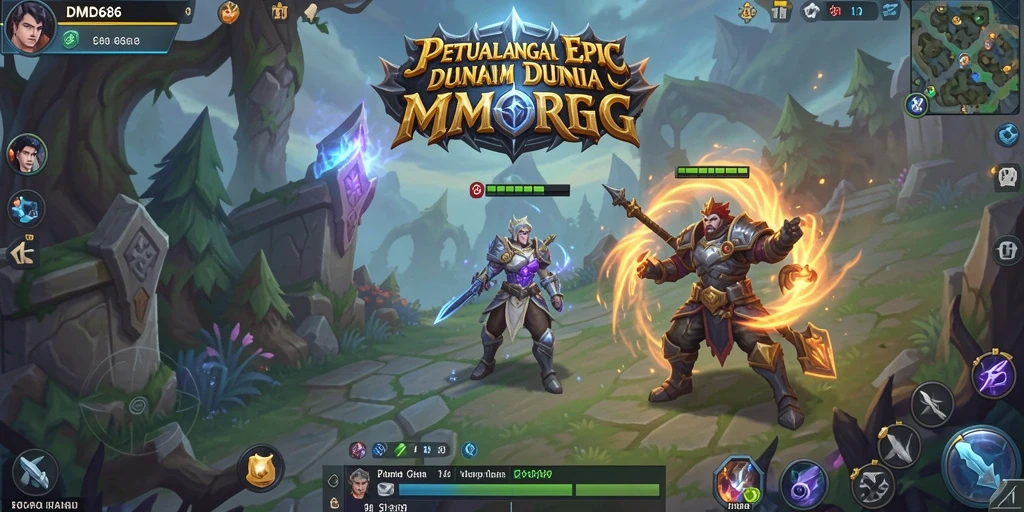 Tampilan gameplay <strong>DMD686</strong> yang penuh aksi dan petualangan.