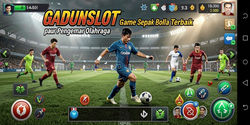 Screenshot gameplay penuh aksi dari GADUNSLOT.