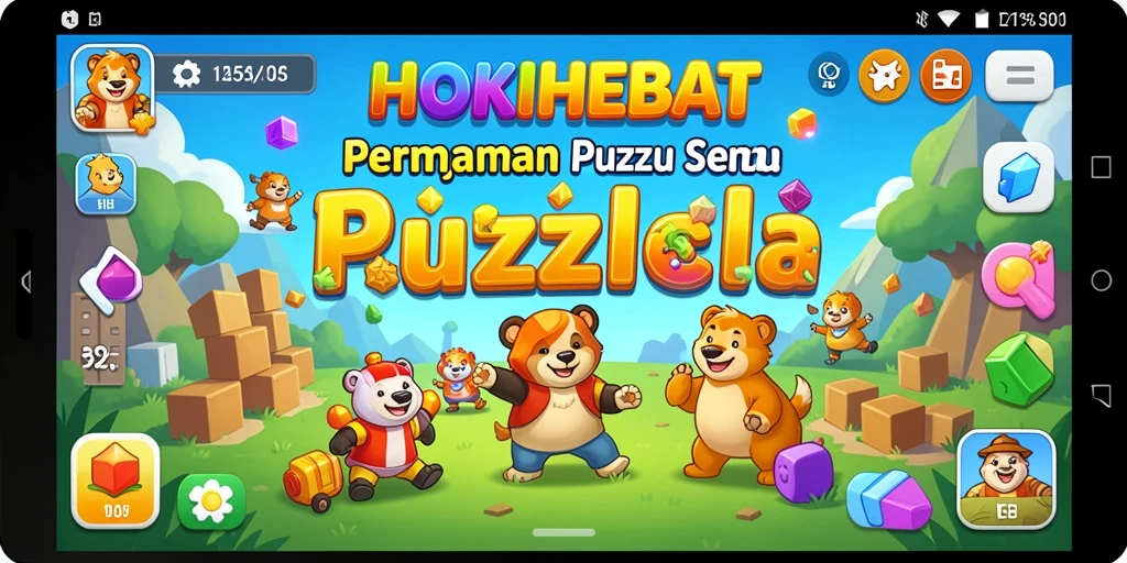 Screenshot HOKIHEBAT menampilkan gameplay Puzzle yang menyenangkan dan menantang.