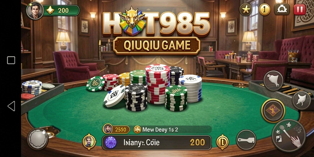 Screenshot gameplay QiuQiu HOT985 yang menarik.