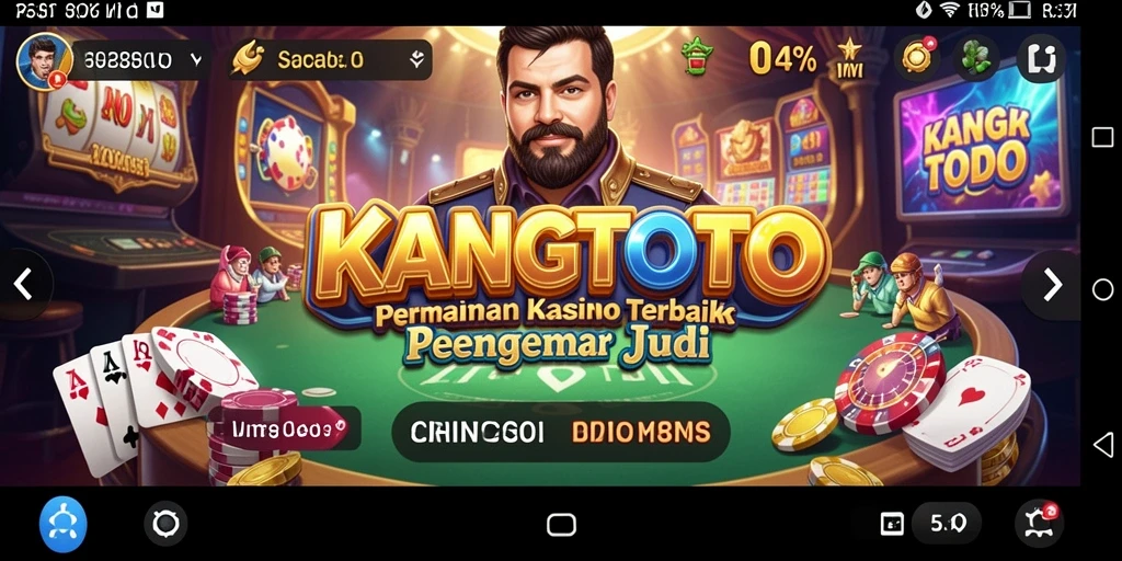 Tampilan gameplay KANGTOTO yang menarik dengan berbagai permainan kasino.