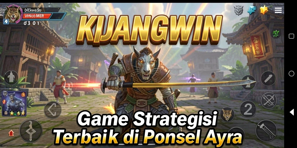 Tampilan gameplay seru dan mendebarkan dari KIJANGWIN.