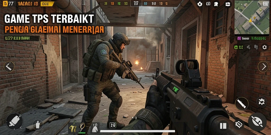Tampilan gameplay yang menegangkan dari L777 di arena pertempuran.