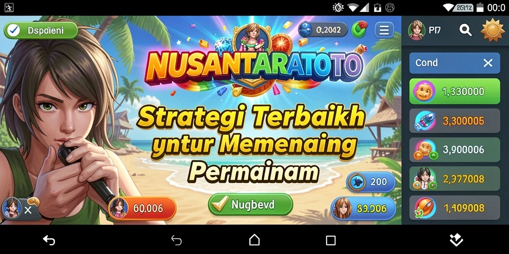 Tangkapan layar gameplay NUSANTARATOTO yang menunjukkan aksi strategi yang intens.