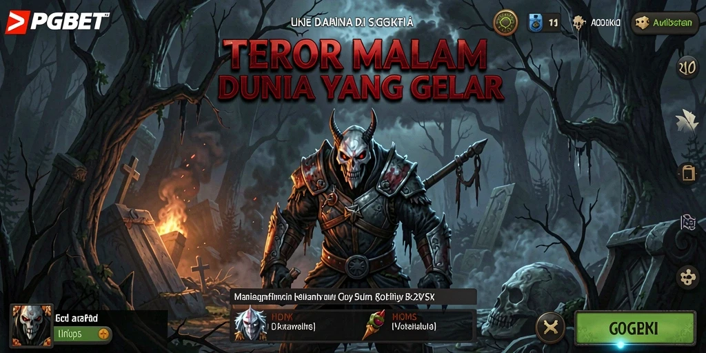 Tangkapan layar menampilkan suasana mencekam dalam gameplay PGBET.