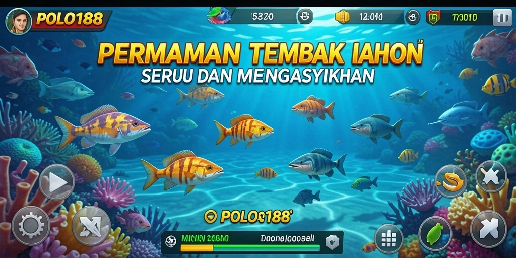 Tampilan menarik dari gameplay Tembak Ikan di POLO188.