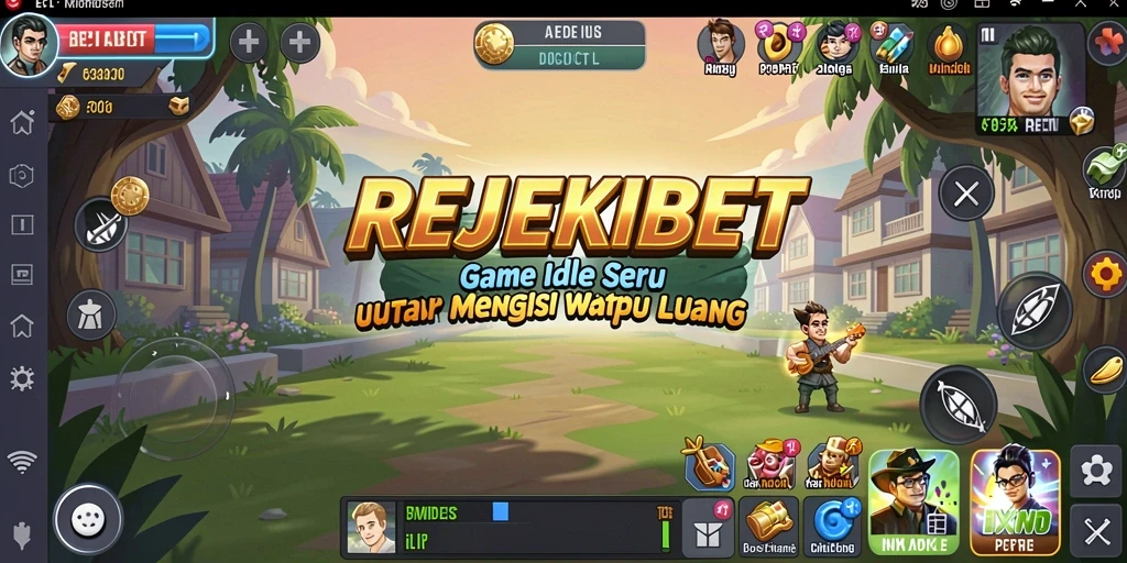 Tampilan gameplay menarik dari REJEKIBET dengan fitur Idle.