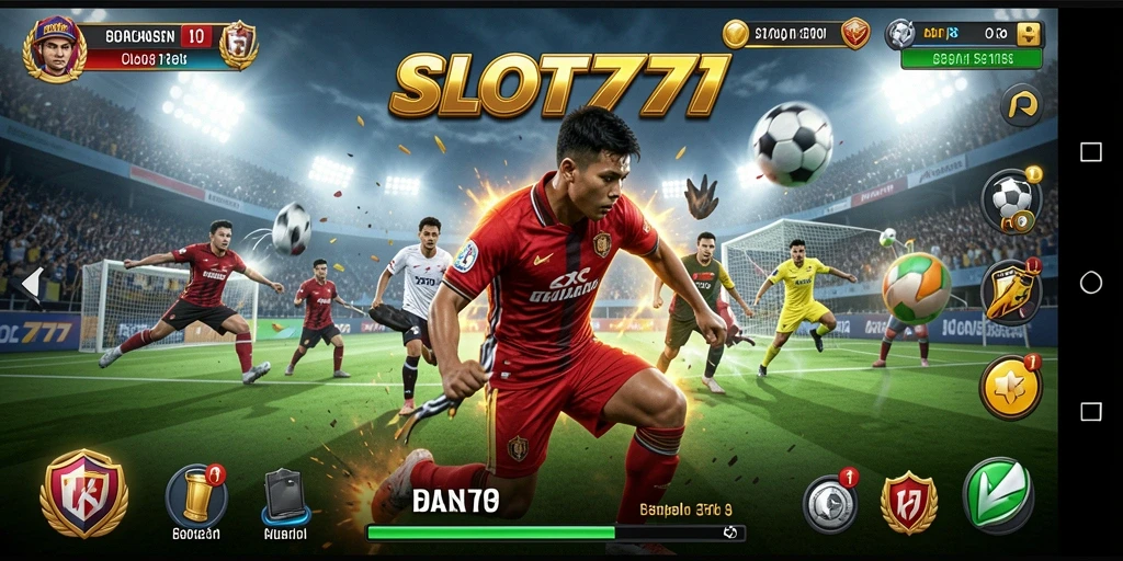 Tampilan gameplay seru dari SLOT777 dalam kategori olahraga.