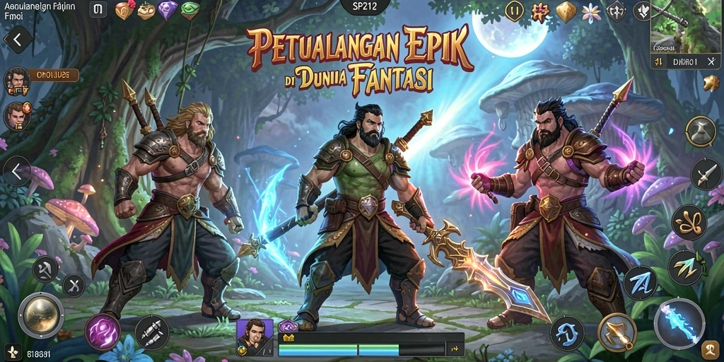 Tampilan gameplay SP212 yang memukau dan penuh aksi seru.