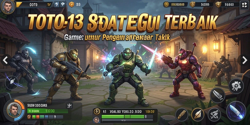 Tampilan gameplay <strong>TOTO313</strong> yang menunjukkan pertempuran strategi yang intens.